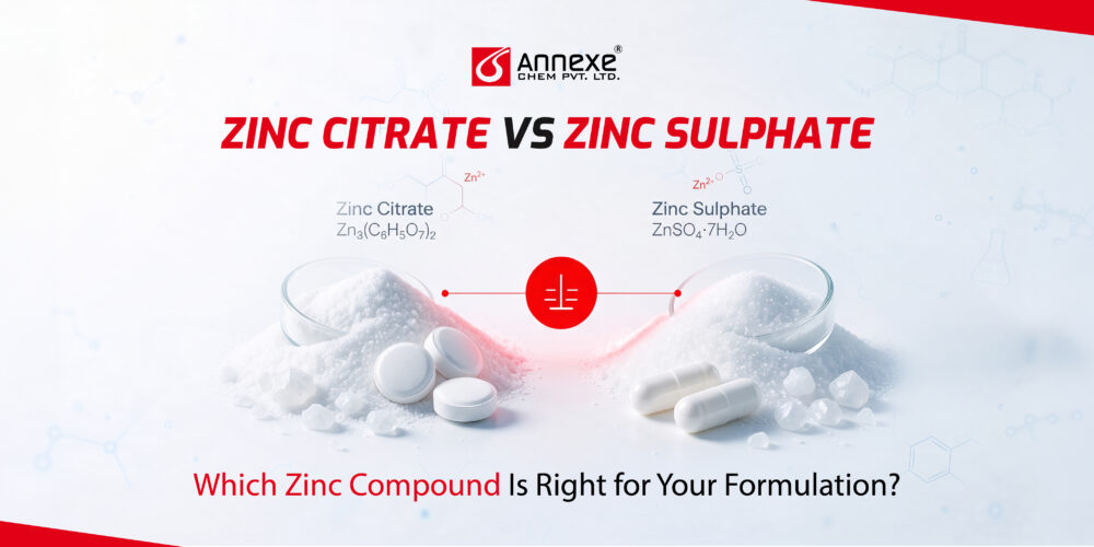 Zinc Citrate vs Zinc Sulphate: